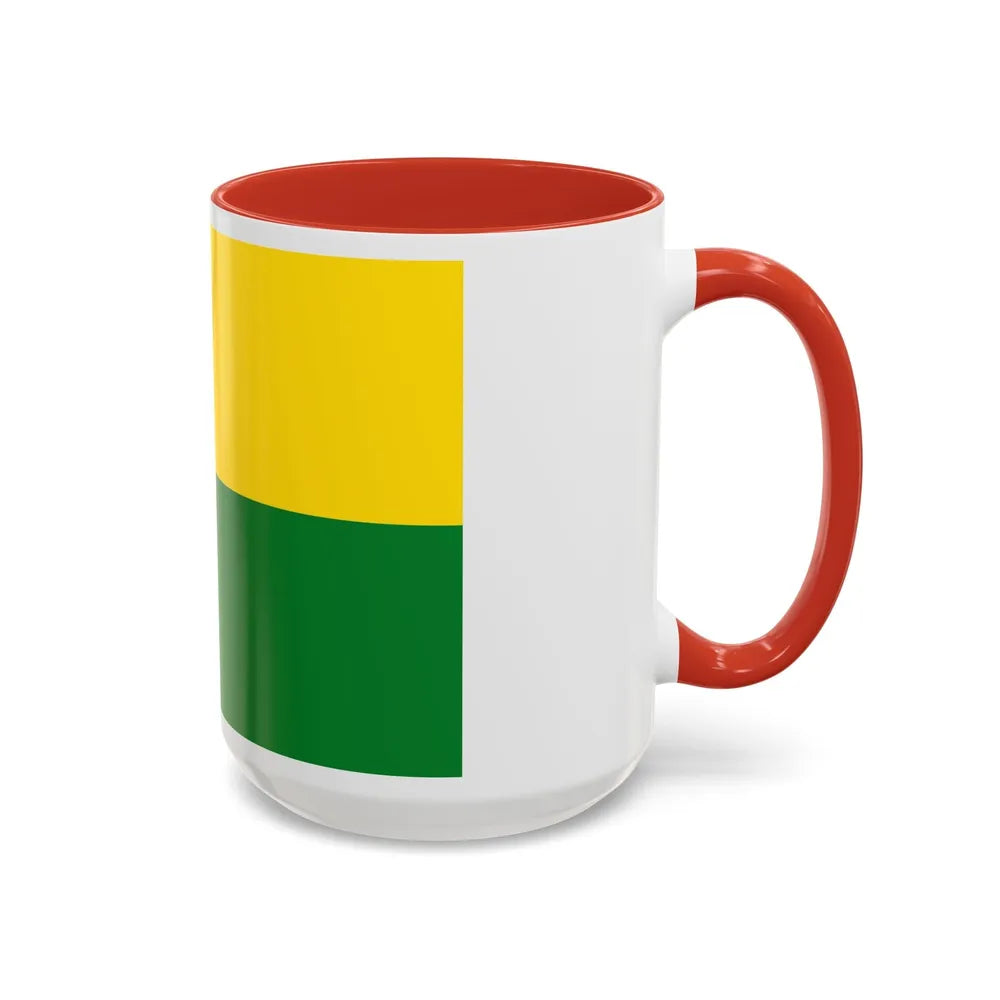 Flag of Abejorral Colombia - Accent Coffee Mug-Go Mug Yourself