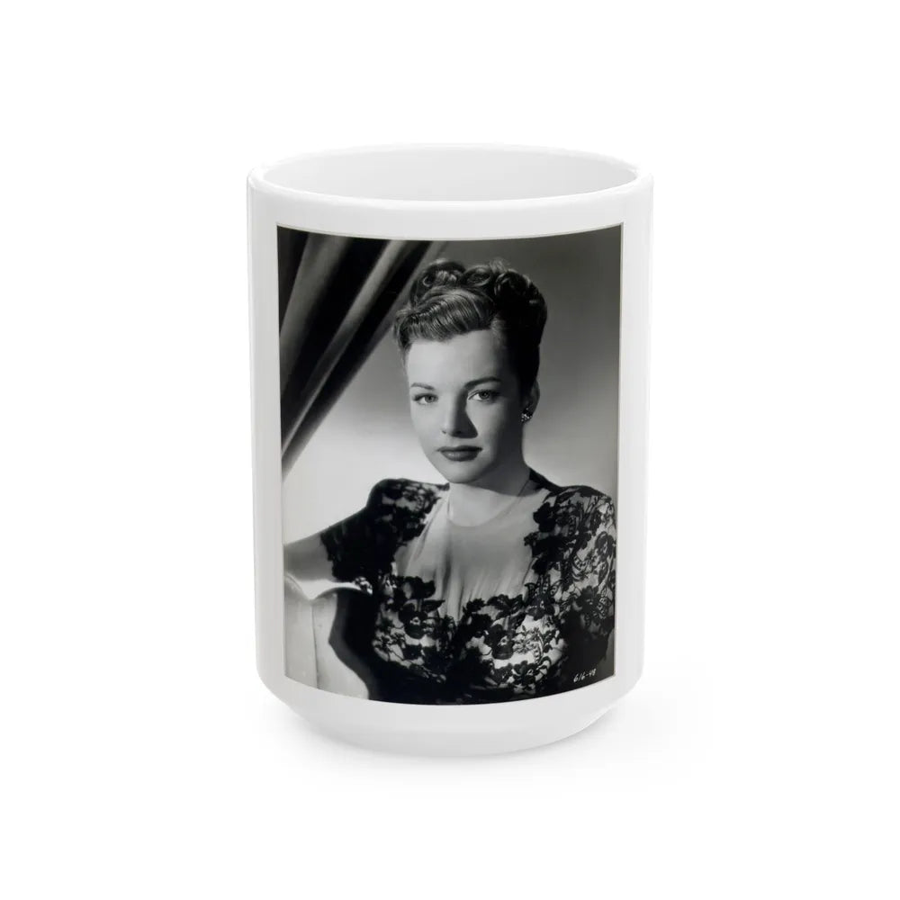 Cathy Downs #21 (Vintage Female Icon) White Coffee Mug-15oz-Go Mug Yourself