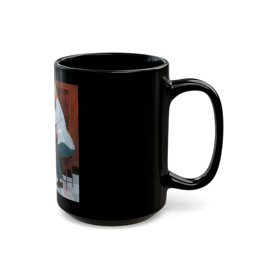 Rockwell1 (13) - Black Coffee Mug-Go Mug Yourself