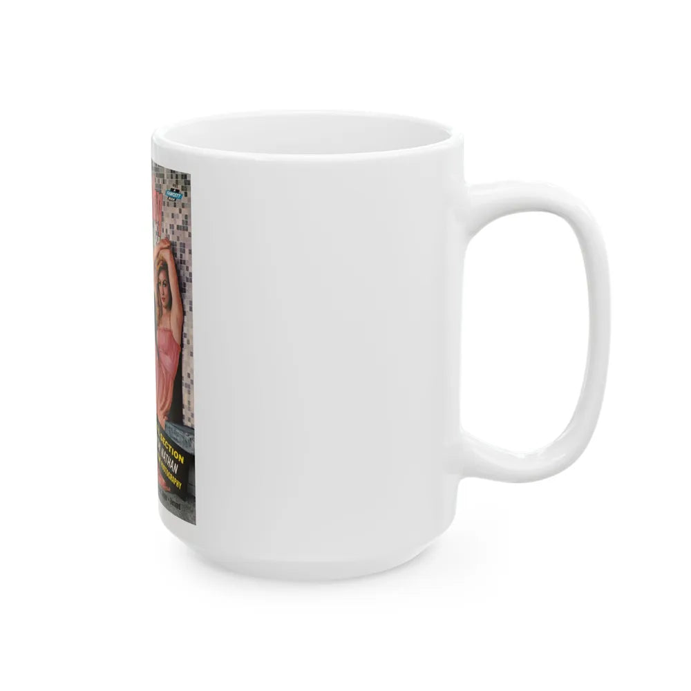 Julie Newmar #208 - Mag. Cover (Vintage Female Icon) White Coffee Mug-Go Mug Yourself