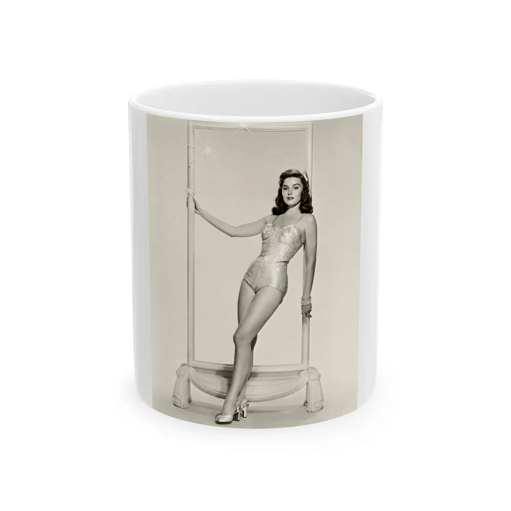 Elaine Stewart #144 (Vintage Female Icon) White Coffee Mug-11oz-Go Mug Yourself