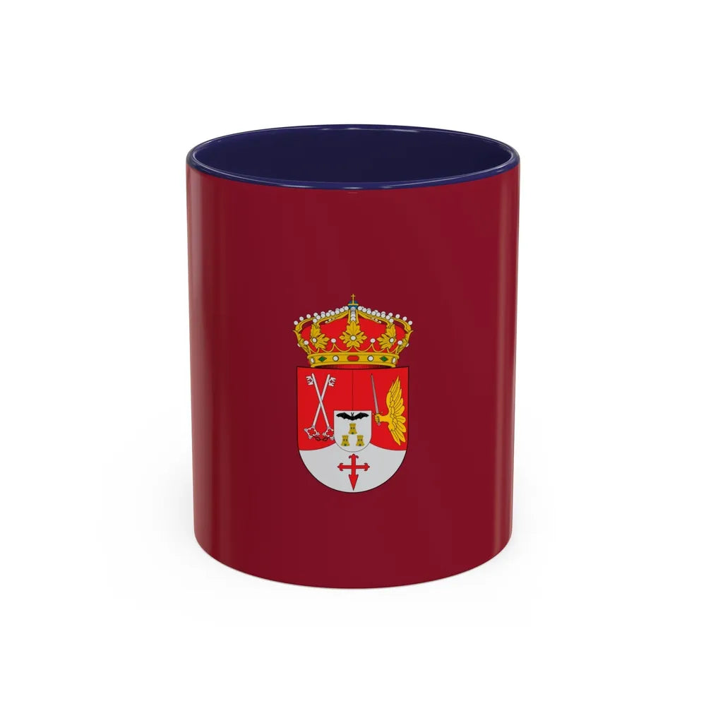 Flag of Albacete Spain - Accent Coffee Mug-11oz-Navy-Go Mug Yourself