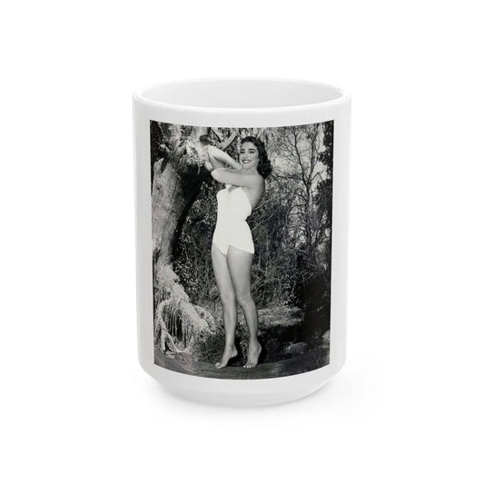 Julia Adams #170 (Vintage Female Icon) White Coffee Mug-15oz-Go Mug Yourself