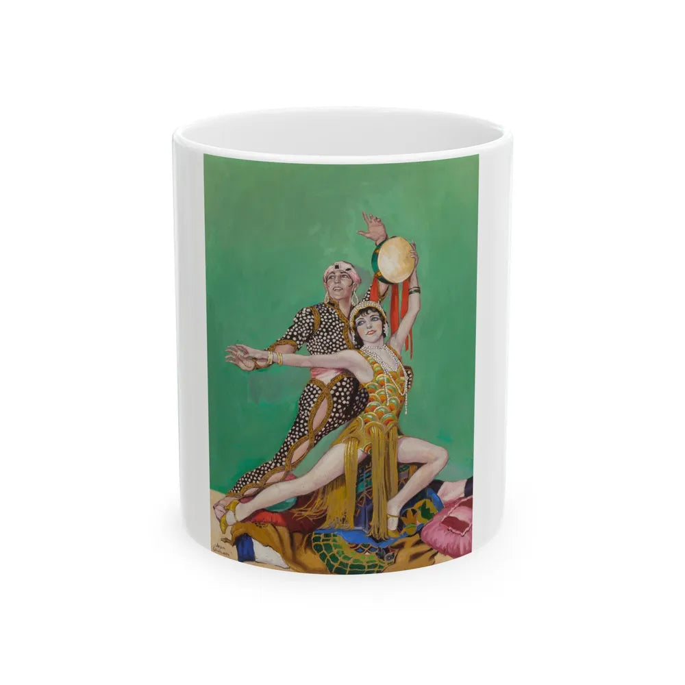 Fowler and Tamara, The Dance Magazine cover, January 1928 - White Coffee Mug-11oz-Go Mug Yourself