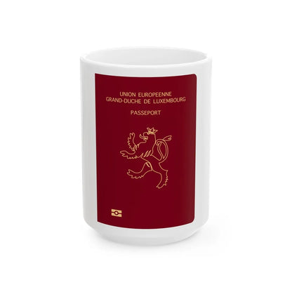 Luxembourg Passport - White Coffee Mug-15oz-Go Mug Yourself