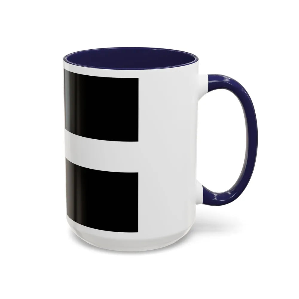 Flag of Cornwall UK - Accent Coffee Mug-Go Mug Yourself