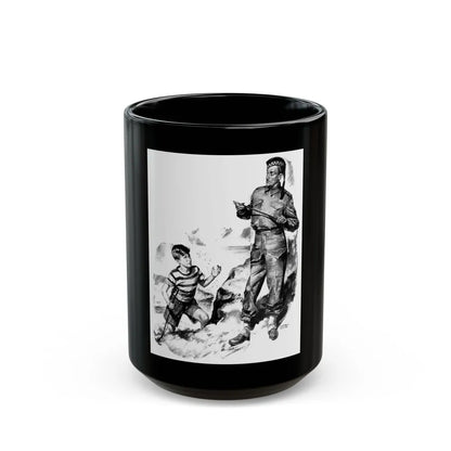 Drake's Drum, Liberty magazine, June 14, 1941 - Black Coffee Mug-15oz-Go Mug Yourself