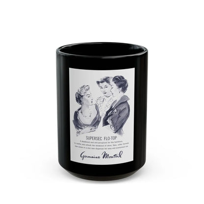 Germaine Monteil, 1959 - Black Coffee Mug-15oz-Go Mug Yourself