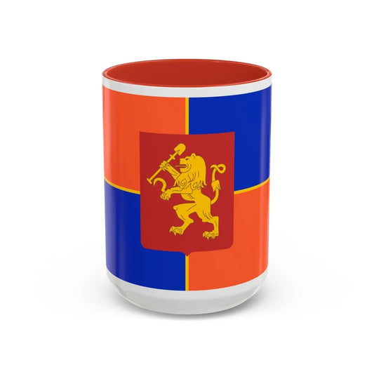 Flag of Krasnoyarsk Russia - Accent Coffee Mug-15oz-Red-Go Mug Yourself