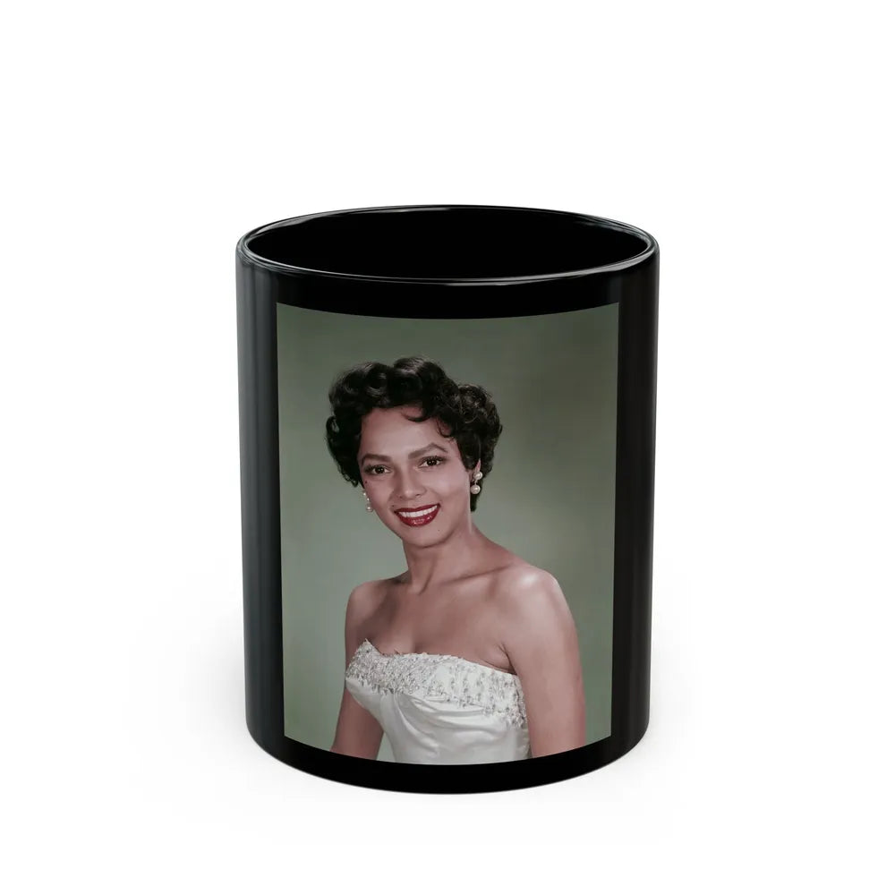 Dorothy Dandridge #16 (Vintage Female Icon) Black Coffee Mug-11oz-Go Mug Yourself