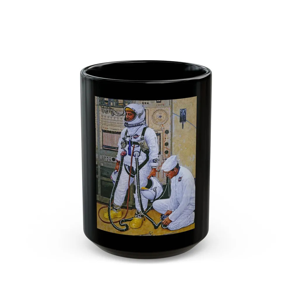 Rockwell2 (14) - Black Coffee Mug-15oz-Go Mug Yourself