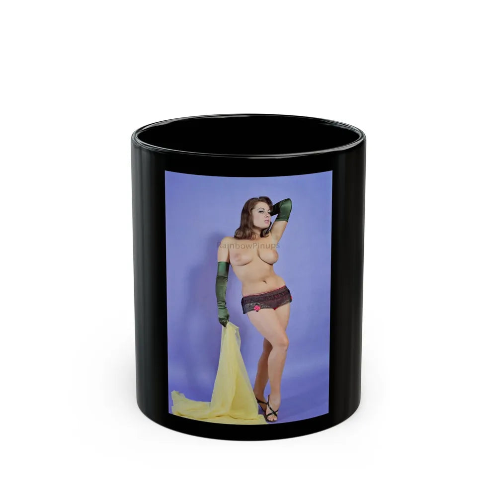 June Palmer #262 (Vintage Female Icon) Black Coffee Mug-11oz-Go Mug Yourself