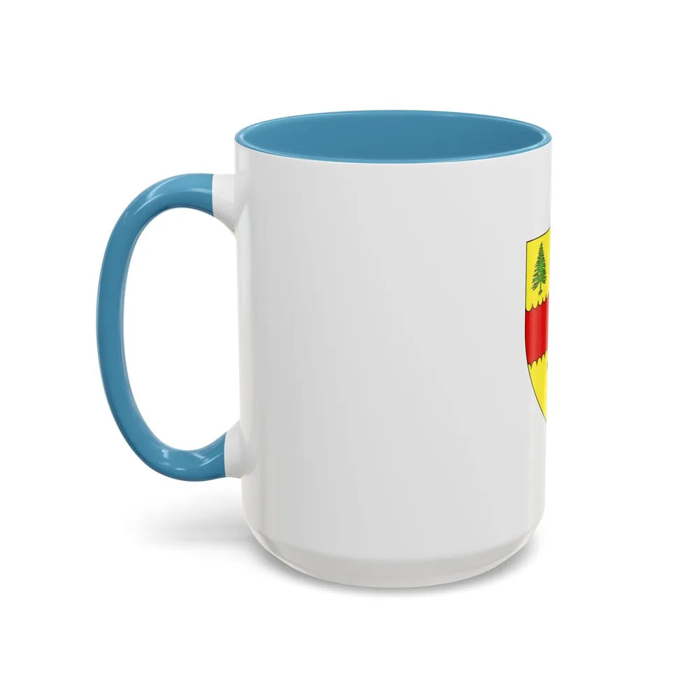 Flag of Chibougamau Canada - Accent Coffee Mug-Go Mug Yourself