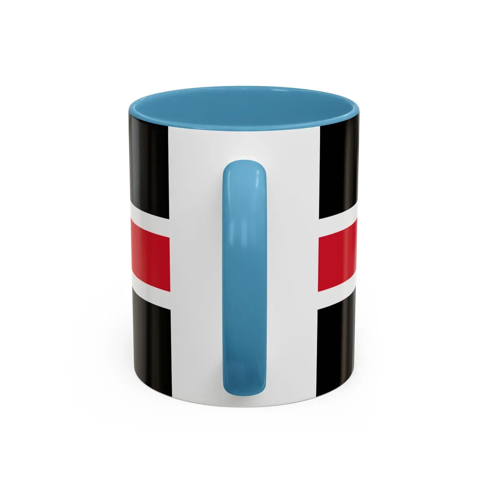 Flag of Durham UK - Accent Coffee Mug-Go Mug Yourself