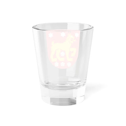 Egentliga Tavastlands vapen (Finland) (Coat of Arms) Shot Glass 1.5oz - Go Mug Yourself