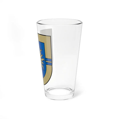 Ķeguma novads COA (Latvia) (Coat of Arms) Pint Glass 16oz - Go Mug Yourself