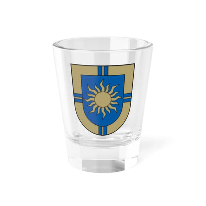Ķeguma novads COA (Latvia) (Coat of Arms) Shot Glass 1.5oz 1.5oz - Go Mug Yourself