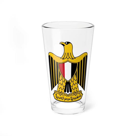 Egypt Coat of Arms (Egypt) (Coat of Arms) Pint Glass 16oz 16oz - Go Mug Yourself