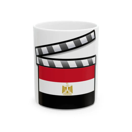 Egypt film clapperboard (Egypt) White Coffee Mug 11oz - Go Mug Yourself