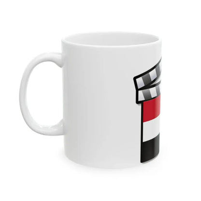 Egypt film clapperboard (Egypt) White Coffee Mug - Go Mug Yourself