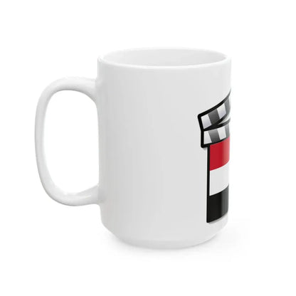 Egypt film clapperboard (Egypt) White Coffee Mug - Go Mug Yourself