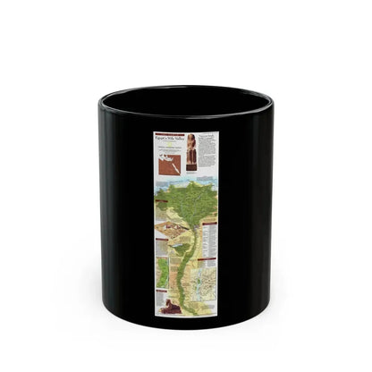 Egypt's Nile Valley- The North (1995) (Map) Black Coffee Mug 11oz - Go Mug Yourself