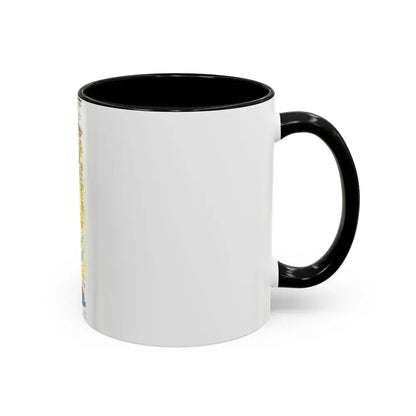 Egypt's Nile Valley- The South (1995) (Map) Accent Coffee Mug - Go Mug Yourself
