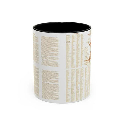 Egypt - Your Introduction to Ancient (1965) (Map) Accent Coffee Mug 11oz Black - Go Mug Yourself
