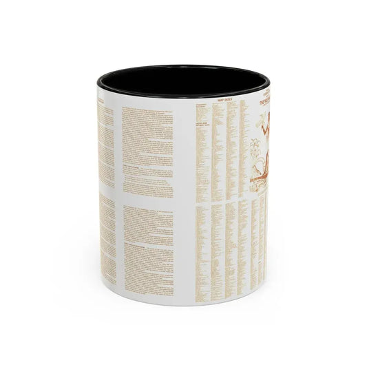 Egypt - Your Introduction to Ancient (1965) (Map) Accent Coffee Mug 11oz Black - Go Mug Yourself