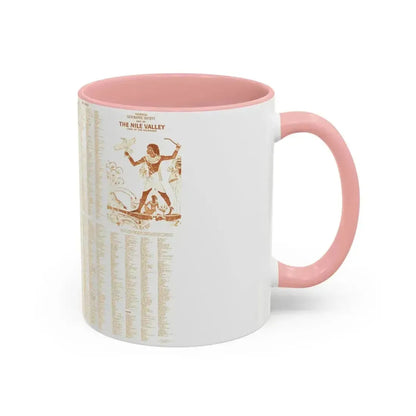 Egypt - Your Introduction to Ancient (1965) (Map) Accent Coffee Mug - Go Mug Yourself