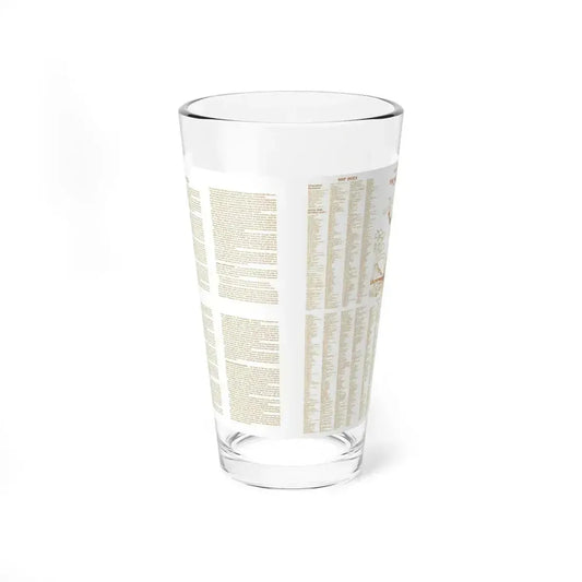 Egypt - Your Introduction to Ancient (1965) (Map) Pint Glass 16oz 16oz - Go Mug Yourself