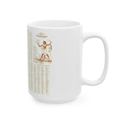 Egypt - Your Introduction to Ancient (1965) (Map) White Coffee Mug - Go Mug Yourself