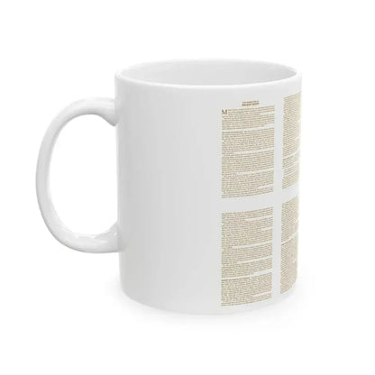 Egypt - Your Introduction to Ancient (1965) (Map) White Coffee Mug - Go Mug Yourself