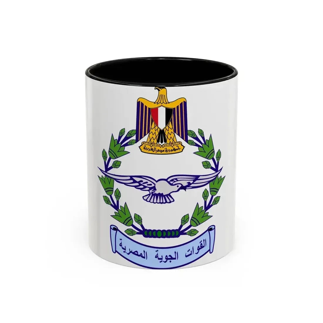 Egyptian Air Force - Accent Coffee Mug 11oz Black - Go Mug Yourself