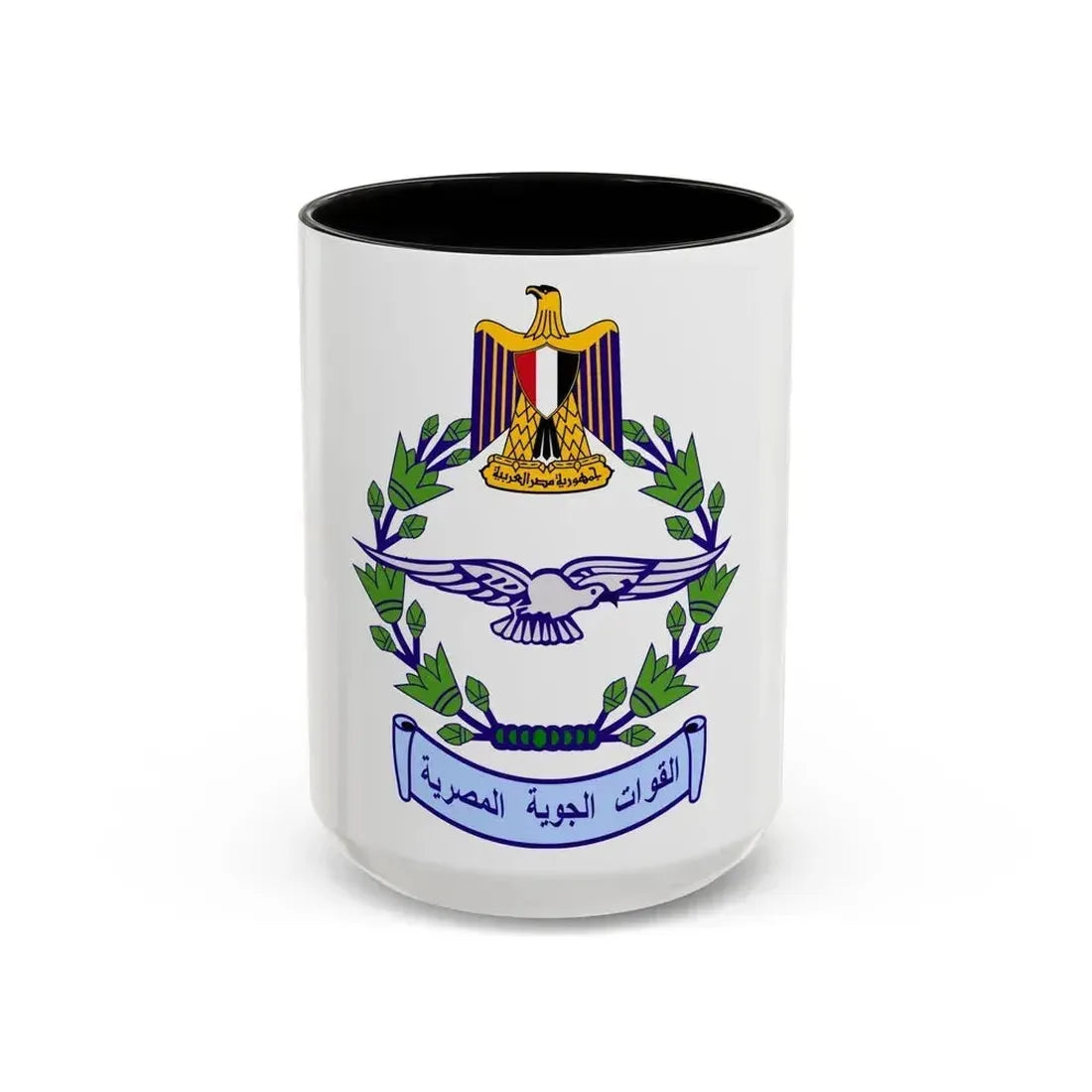Egyptian Air Force - Accent Coffee Mug 15oz Black - Go Mug Yourself