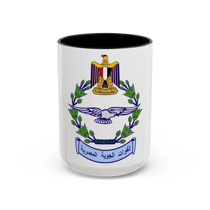 Egyptian Air Force - Accent Coffee Mug 15oz Black - Go Mug Yourself
