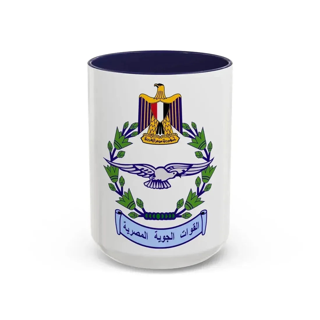 Egyptian Air Force - Accent Coffee Mug 15oz Navy - Go Mug Yourself