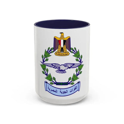 Egyptian Air Force - Accent Coffee Mug 15oz Navy - Go Mug Yourself