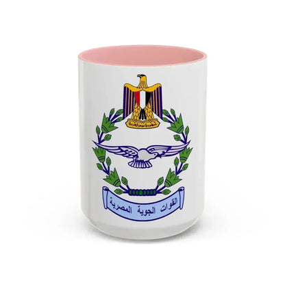Egyptian Air Force - Accent Coffee Mug 15oz Pink - Go Mug Yourself