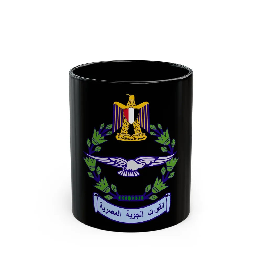 Egyptian Air Force - Black Coffee Mug-Go Mug Yourself