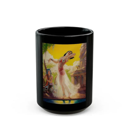 Egyptian Dancer - Black Coffee Mug 15oz - Go Mug Yourself