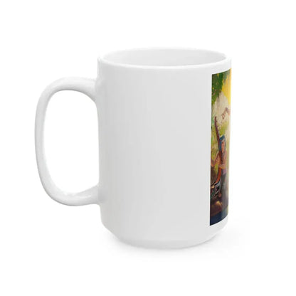 Egyptian Dancer - White Coffee Mug - Go Mug Yourself