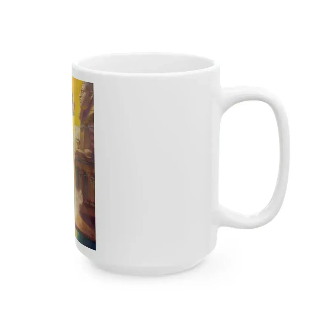 Egyptian Dancer - White Coffee Mug - Go Mug Yourself