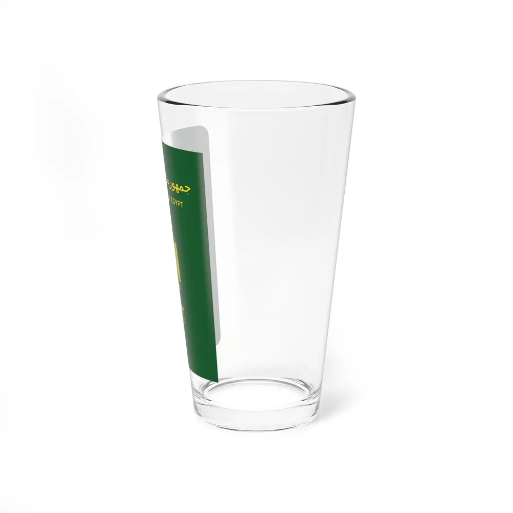 Egyptian Passport - Pint Glass 16oz-Go Mug Yourself