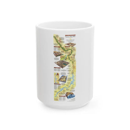 Egypt's Nile Valley- The South (1995) (Map) White Coffee Mug-15oz-Go Mug Yourself