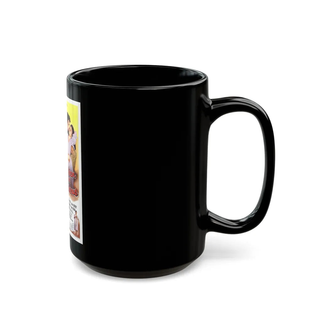 EIGHTEEN AND ANXIOUS 1957 Movie Poster - Black Coffee Mug-Go Mug Yourself