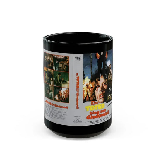 EIN TOTER HING AM GLOCKENSEIL (VHS COVER) - Black Coffee Mug 15oz - Go Mug Yourself