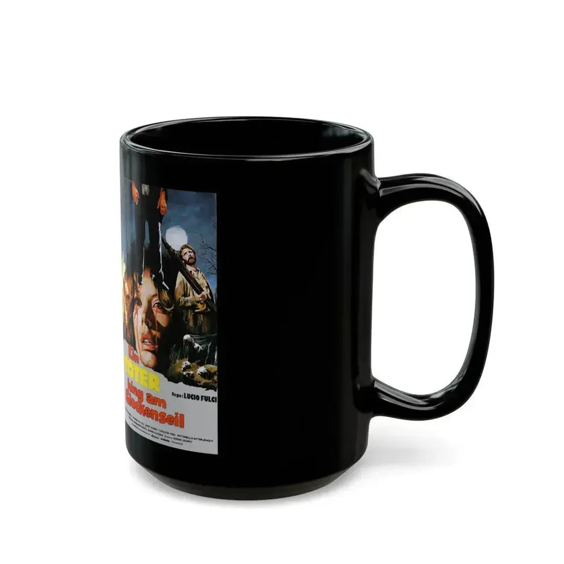 EIN TOTER HING AM GLOCKENSEIL (VHS COVER) - Black Coffee Mug - Go Mug Yourself
