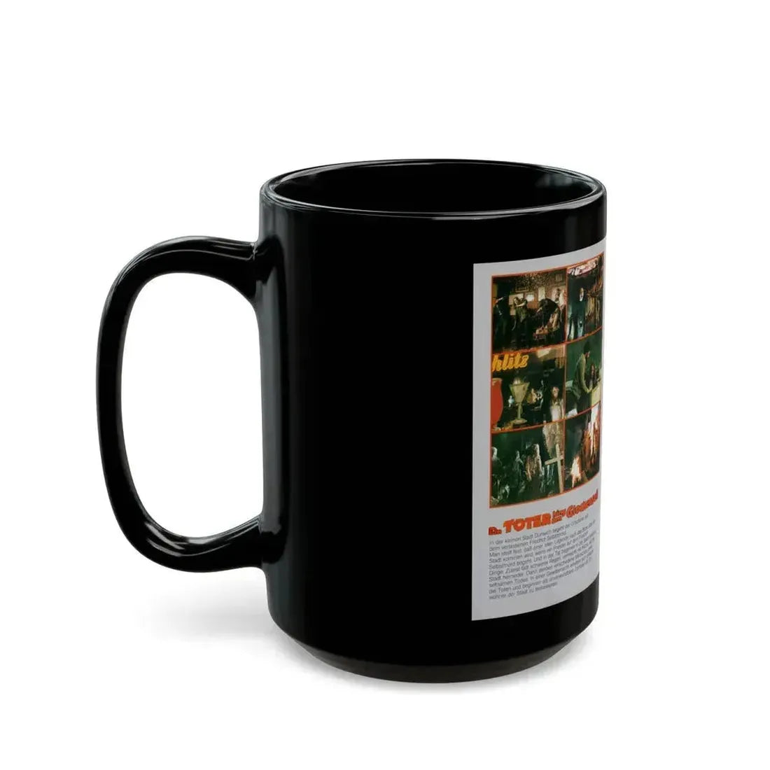 EIN TOTER HING AM GLOCKENSEIL (VHS COVER) - Black Coffee Mug - Go Mug Yourself