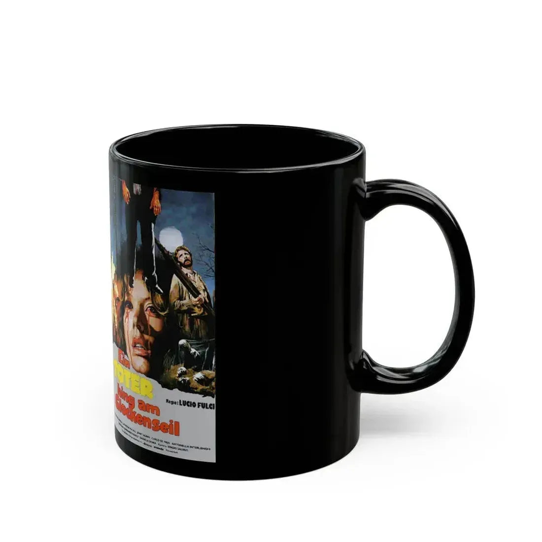 EIN TOTER HING AM GLOCKENSEIL (VHS COVER) - Black Coffee Mug - Go Mug Yourself